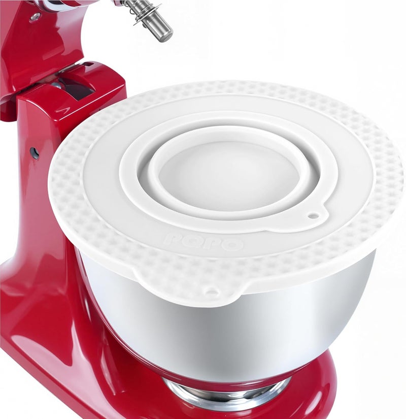 KIDOT Silicone Mixer Bowl Cover Compatible with KitchenAid 4.5-5 Quart Tilt-Head Stand Mixer, Mixer Bowl Lid to Prevent Spilling of Ingredients - Image 1
